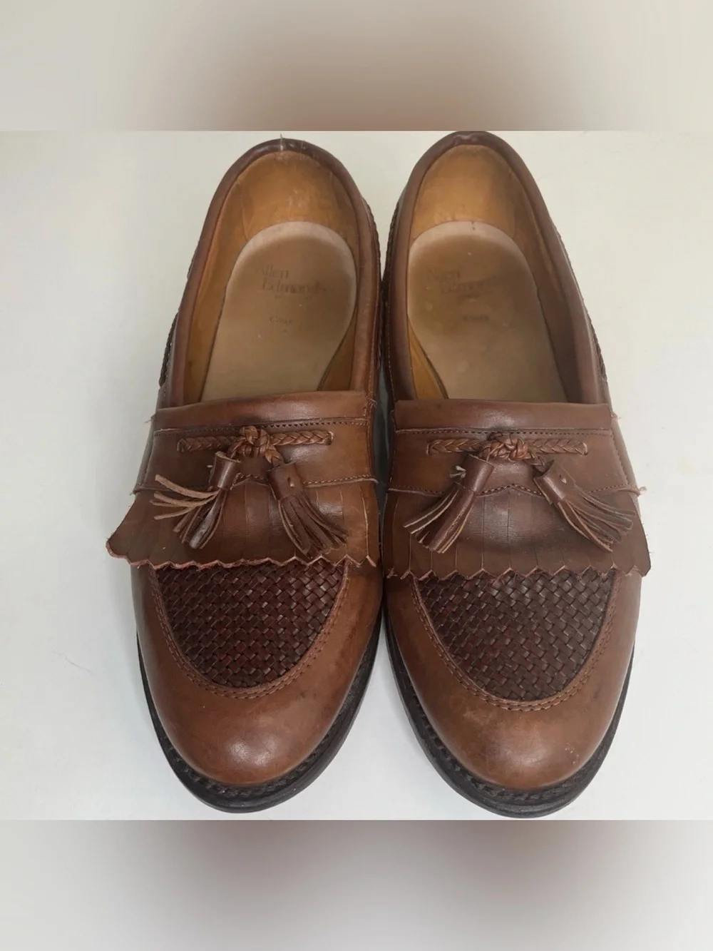 Allen Edmonds Cody Tassel Leather Loafer Men’s Sz 10D EU 44